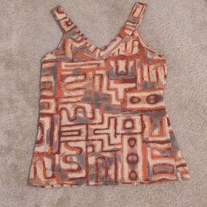 Natural tan rank top